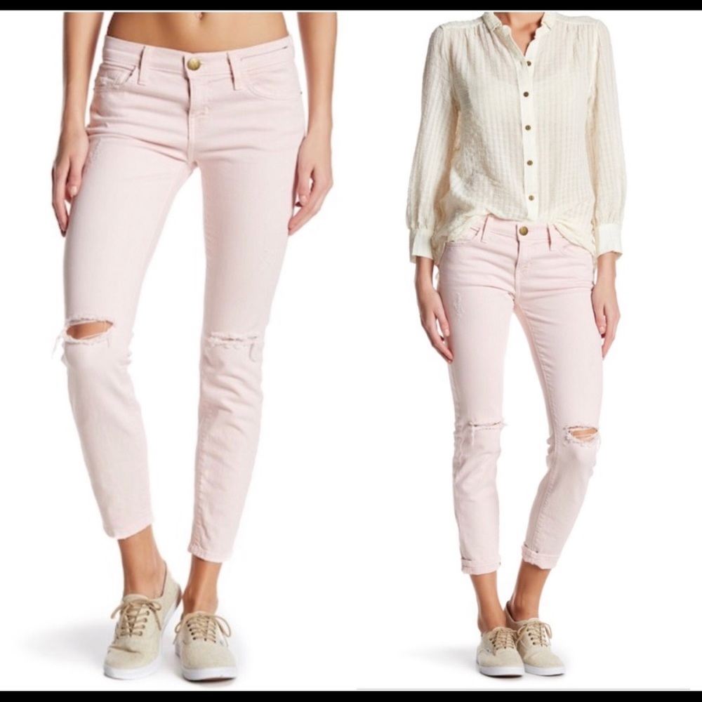 {Current/Elliot} “Stiletto” Jean Powder Pink